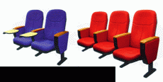 MY-KS-001 [第2-35項] 禮堂、視體連結座椅(單人份，單支扶手)  