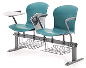 MY-BA-1192J [第2-42項] 新型二人視聽教室連結課桌椅  